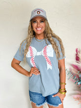 Load image into Gallery viewer, Baseball Bow | Graphic Tee
