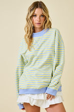 Load image into Gallery viewer, Tops Blue Lemonade Mock Neck Pull over
