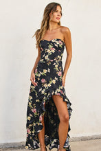 Load image into Gallery viewer, Dresses Isabella | Black Floral Sweetheart
