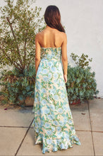 Load image into Gallery viewer, Dresses Isabella | Delicate Blues Floral Sweetheart
