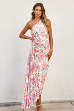 Load image into Gallery viewer, Dresses Lyla | Asymmetrical Pleated Maxi in Dreamy Bloom
