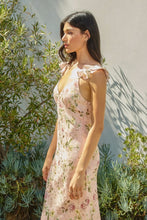 Load image into Gallery viewer, Dresses Viviana | Blush Rose Floral Evening Dress
