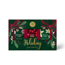 Load image into Gallery viewer, Holiday Hand Cream | Green Set of 3
