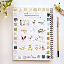 Load image into Gallery viewer, Lifestyle Animals watercolor workbook
