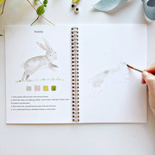 Load image into Gallery viewer, Lifestyle Animals watercolor workbook

