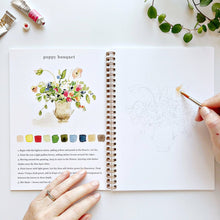 Load image into Gallery viewer, Lifestyle Bouquets watercolor workbook
