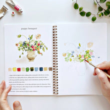 Load image into Gallery viewer, Lifestyle Bouquets watercolor workbook
