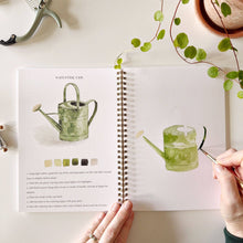 Load image into Gallery viewer, Lifestyle Garden Watercolor Workbook
