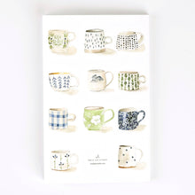 Load image into Gallery viewer, Lifestyle Softtouch Cover Notebook with Original Watercolor Artwork: Everyday things
