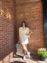 Load image into Gallery viewer, Dresses Felicity | Scallop Edge Zip Dress in Cream
