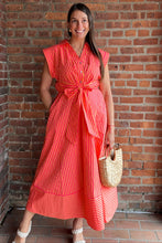 Load image into Gallery viewer, Dresses Remi | Navy Striped Midi Dress
