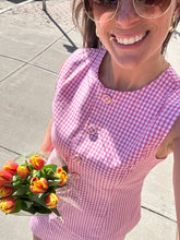 Load image into Gallery viewer, One PC And Sets Lilian | Pink Gingham Romper
