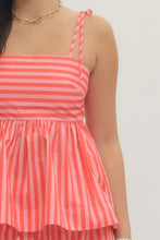 Load image into Gallery viewer, Tops Celene | Citrus Striped Sleeveless Top

