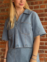 Load image into Gallery viewer, Tops Cheyenne | Denim Top
