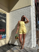 Load image into Gallery viewer, Tops Vera | Yellow Button Tank Vest
