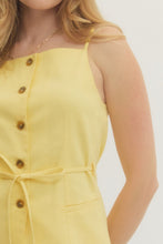 Load image into Gallery viewer, Tops Yellow Button Tank Vest

