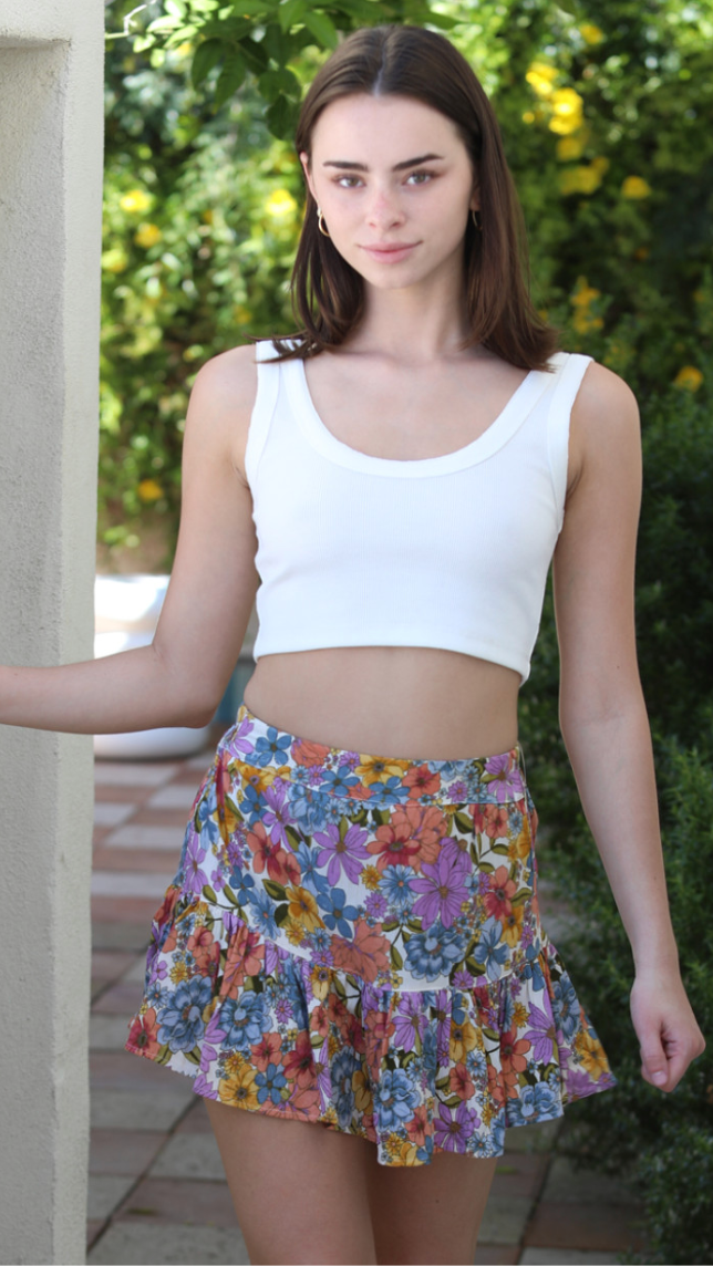 Olivia Floral Skirt