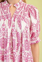 Load image into Gallery viewer, Dresses Cecelia | Pink Puff Sleeve Yoke
