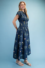 Load image into Gallery viewer, Dresses Chelsea | Floral Print Midi Shirt Dress
