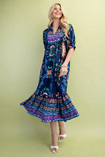 Load image into Gallery viewer, Dresses Luna| Navy Printed Dress
