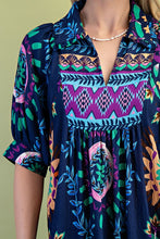 Load image into Gallery viewer, Dresses Luna| Navy Printed Dress

