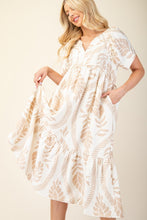 Load image into Gallery viewer, Dresses Rowan | Beige Boho Floral Midi Dress
