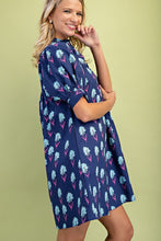 Load image into Gallery viewer, Dresses Sky | Navy Floral Print Mini Dress
