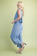 Load image into Gallery viewer, One PC And Sets XXX Harper | Powder Blue Jumpsuit
