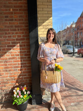 Load image into Gallery viewer, Dresses Kait | Lavender Floral Midi Dress
