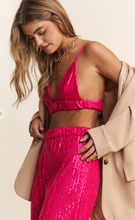 Load image into Gallery viewer, Tops Sequins Bra Top
