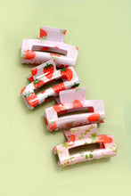 Load image into Gallery viewer, Accessories Set of 4 Mini Rectangle Pattern Hair Claw Clips
