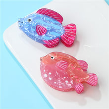 Load image into Gallery viewer, Seaside Nautical Fish Starfish Conch Hair Clips
