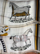 Load image into Gallery viewer, Bandana Scarves Silky Equestrian Print Bandana Scarf
