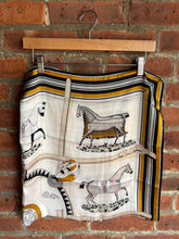 Load image into Gallery viewer, Bandana Scarves Silky Equestrian Print Bandana Scarf
