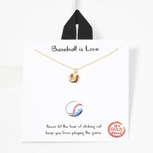 Load image into Gallery viewer, Baseball Jewelry Baseball is LOVE
