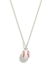 Load image into Gallery viewer, Baseball Jewelry Baseball Necklace | 3D
