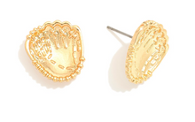 Load image into Gallery viewer, Baseball Jewelry Glove Stud Earrings
