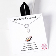 Load image into Gallery viewer, Jewelry Silver Worlds Most Treasured |Gift Necklace
