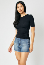 Load image into Gallery viewer, Bottoms Emelia High Waist Tummy Control | Fray Hem Shorts - JUDY BLUE
