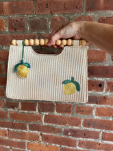Load image into Gallery viewer, Lemon Raffia Handbag | Raffia
