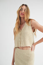 Load image into Gallery viewer, Coats &amp; Jackets XXX Jenny Knit Vest | Taupe
