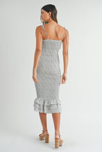 Load image into Gallery viewer, Dresses Chania | Tie Front Smocked Midi Dress
