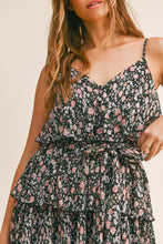 Load image into Gallery viewer, Dresses Midnight Floral Ruffled Tiered dress
