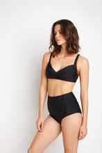 Load image into Gallery viewer, Bathing Suits Swim | Black Set | Twisted top &amp; Hight waist bottoms
