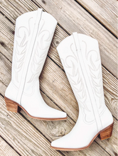 Load image into Gallery viewer, Shoes Agency Western Boots | White Tall
