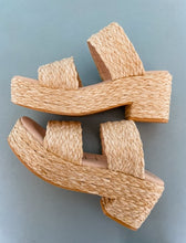 Load image into Gallery viewer, Shoes Botanna | Rafina Straw Slides
