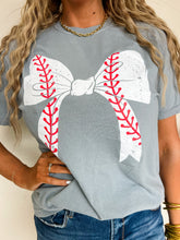 Load image into Gallery viewer, Baseball Bow | Graphic Tee
