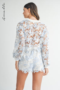 Emily Shorts | Floral Lace