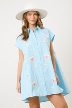Load image into Gallery viewer, Dresses Sequin Martini Shirt Dress 🍸 Cocktail
