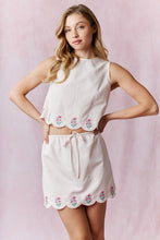 Load image into Gallery viewer, Tops Taylor | PINK | Embroidery Detail Striped TOP
